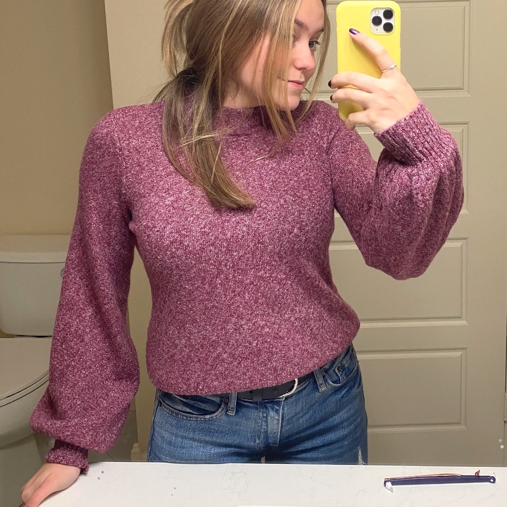 Burgundy Sweater